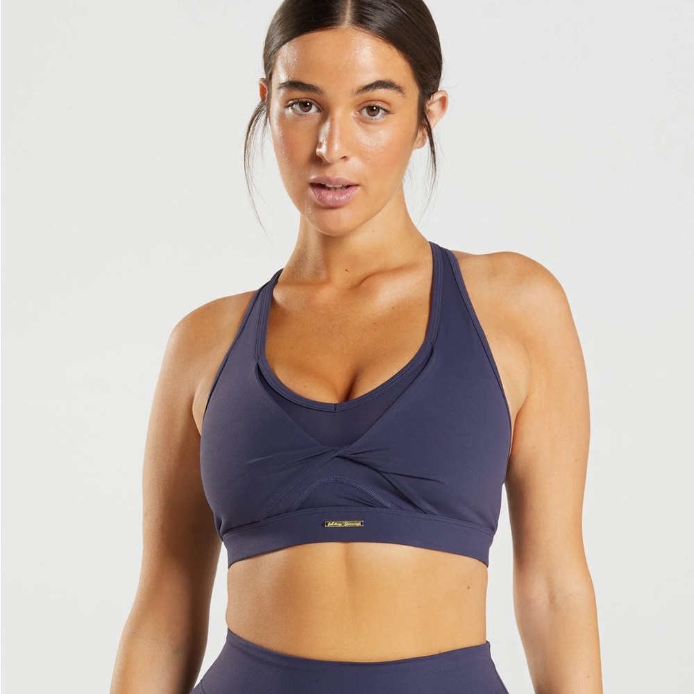 Gymshark x Whitney Simmons Indigo Sports Bra size small